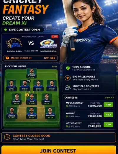 Jogoonline777 (game online 777) fantasy cricket & matchday visual 3